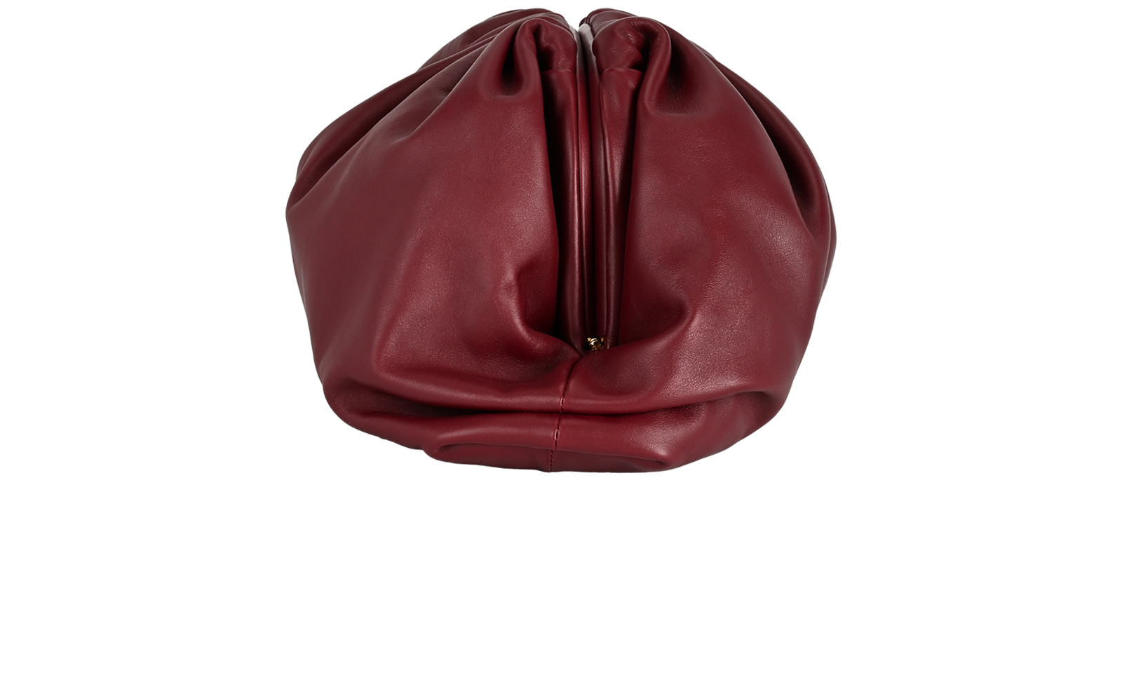 The Pouch Clutch, &pound;750, Handbags, Burgundy, Leather, Bottom view